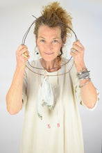 Load image into Gallery viewer, Hooked Porcelain Fish on a Hoop