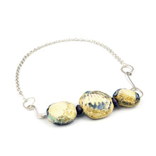 Load image into Gallery viewer, Sandy Shell and Mauve Beaded necklace