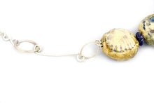 Load image into Gallery viewer, Sandy Shell and Mauve Beaded necklace