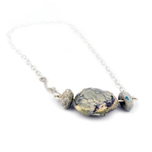 Load image into Gallery viewer, Mauve Pebble Bead necklace
